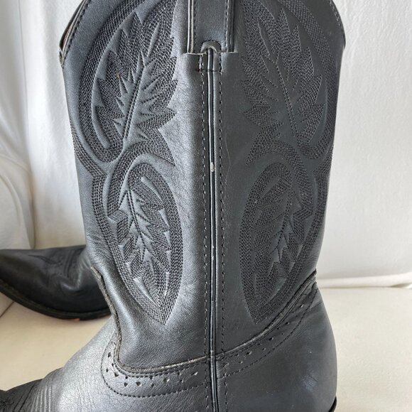 Vintage black cowboy boots - Picture 4 of 6